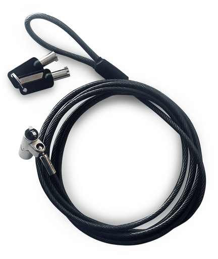 [CRS79UF] Securitee cable antirrobo Negro 2 m