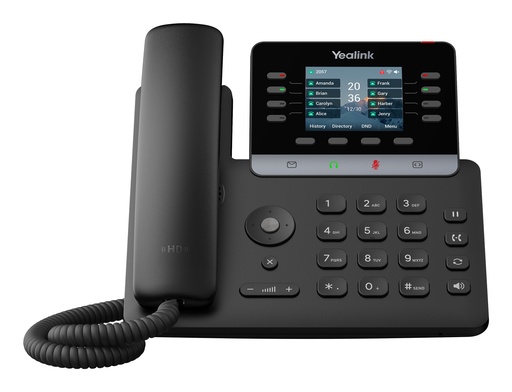 [1301012] T73U teléfono IP Negro LCD