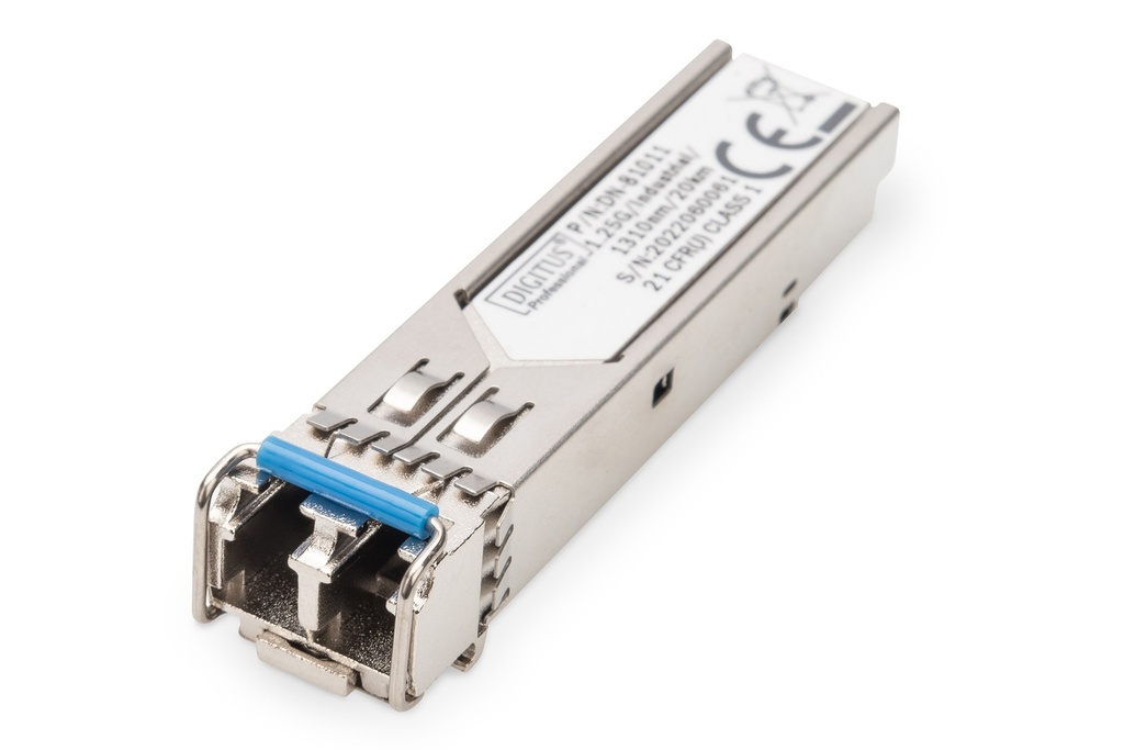 Módulo mini GBIC (SFP) industrial, 1,25 Gbps, 20 km