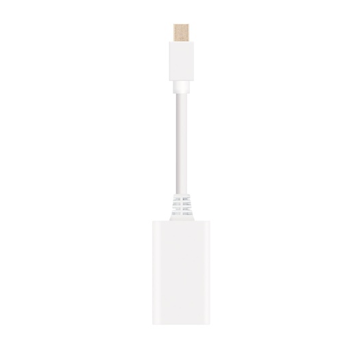 [10.16.0102-W] CONVERSOR MINI DP A HDMI MINI DP/M-HDMI/H BLANCO 15 CM