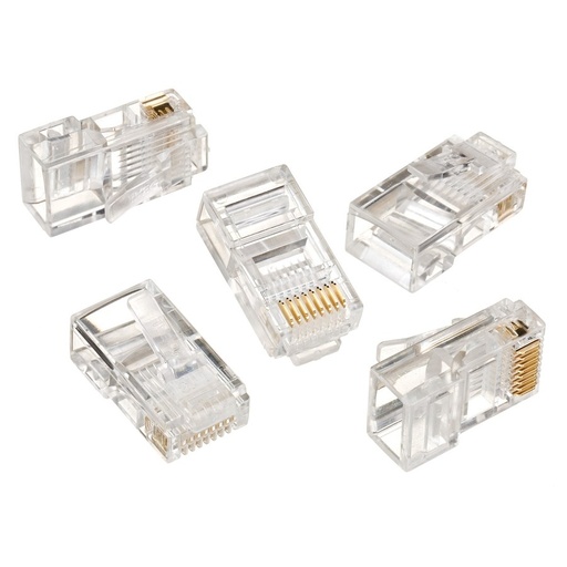 [LC-8P8C-001/50] LC-8P8C-001/50 conector RJ-45 Transparente