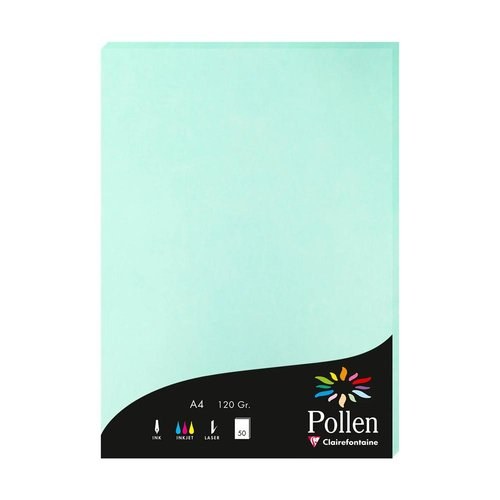 [4233C] PAPEL CLAIREFONTAINE POLLEN A4 50h JADE