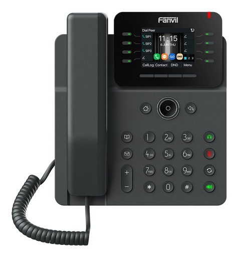 [V62G] V62G teléfono IP Negro 12 líneas LCD