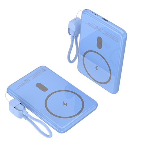 [LEPOWW20W5B] Power Bank inalámbrico 5000mAh 20W Azul