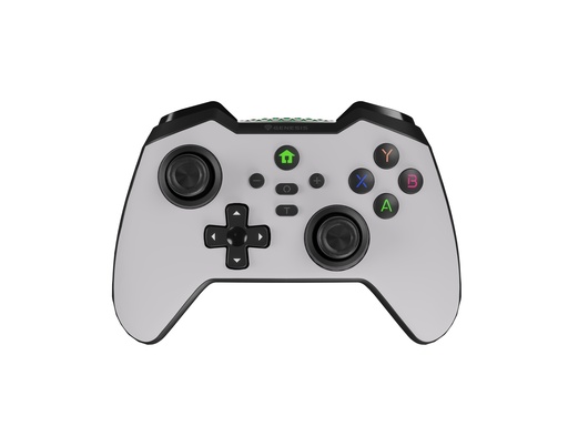 [NJG-2101] Mangan 400 Blanco Bluetooth Gamepad Analógico/Digital Android, MAC, Nintendo Switch, PC, iOS