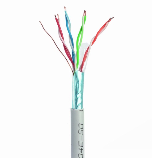 [FPC-5004E-SOL] Cat5e, 305m cable de red Gris
