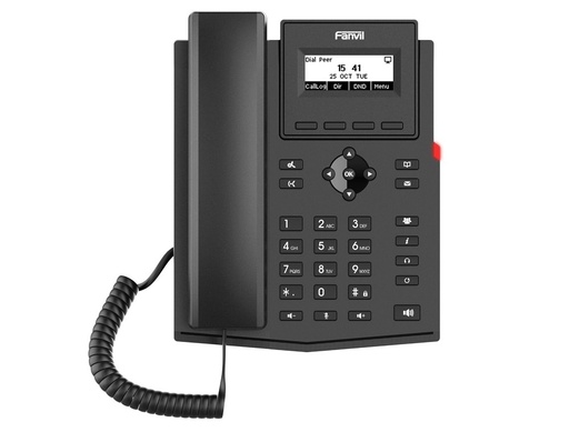 [X301P] X301P teléfono IP Negro 2 líneas LCD