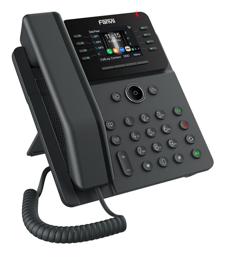 [V62W] V62W teléfono IP Negro 12 líneas LCD