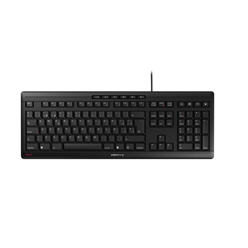[JK-8500ES-2] STREAM teclado Universal USB QWERTY Español Negro
