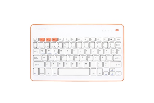 [111936740199] Wireless KB White + Peach