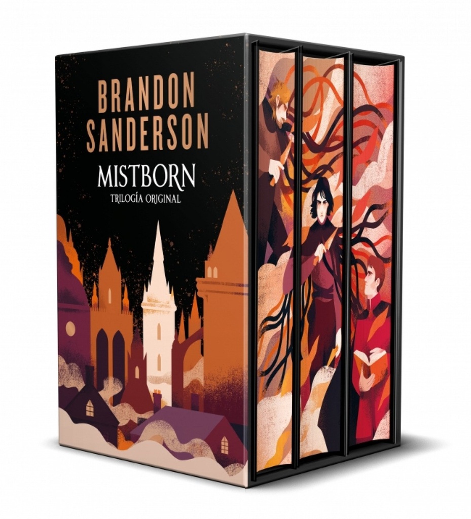 ESTUCHE MISTBORN 1 2 Y 3 CONTIENE NACIDOS DE LA BRUMA EL POZ
