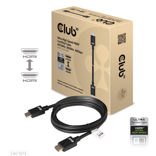 [CAC-1373] cac-1373 cable HDMI 3 m Negro