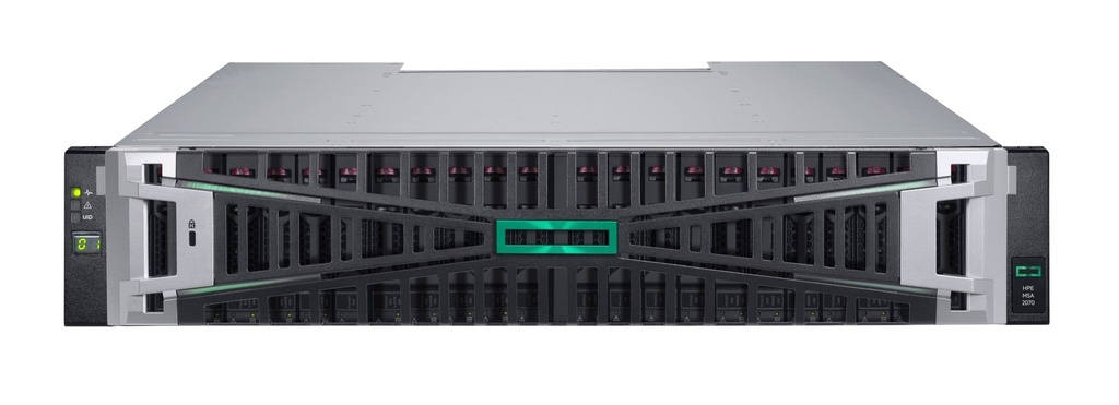 MSA 2070 SFF 2x16Gb FC 4-port Controller Storage Array