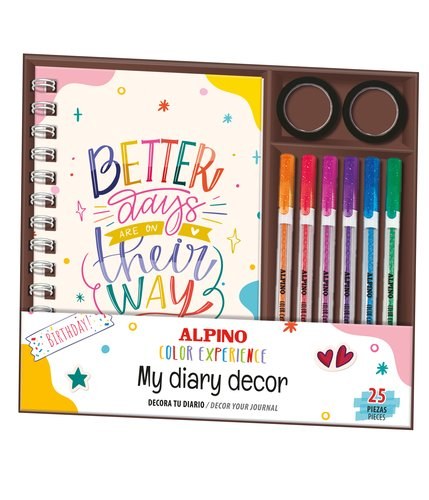 [UA000600] SET ALPINO DECORA TU DIARIO