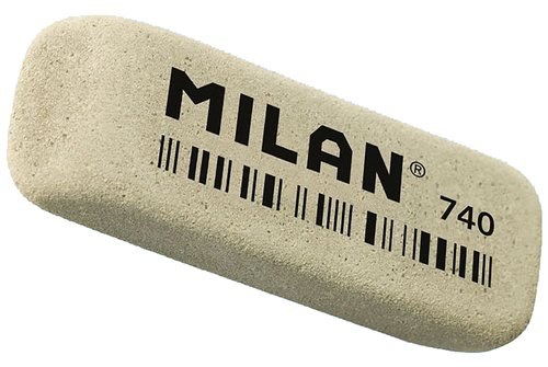 GOMA BORRAR MILAN 740 GRIS C.40