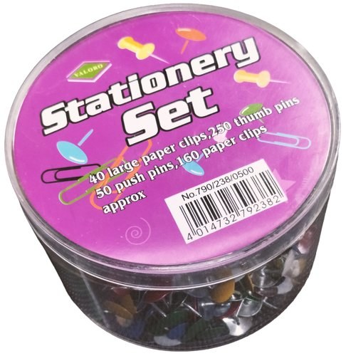 [790/238/0500] SET VALORO Cj.500 pz.CLIP+AG.SEÑ.+CHIN.
