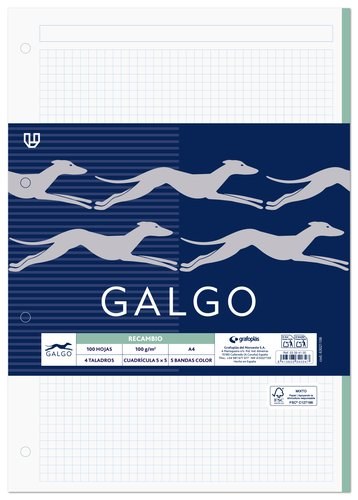 RECAMBIO GALGO A4 100h 4 TAL. CD.5