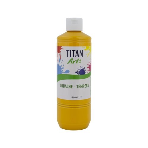 [198002512] TEMPERA TITAN AC ESC.500ml AMARILLO INDI
