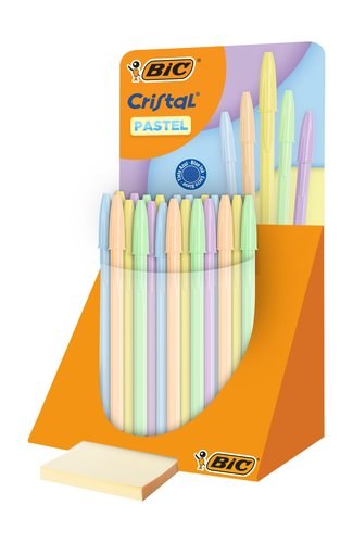 BOLIG.BIC CRISTAL PASTEL EXP. DE 40