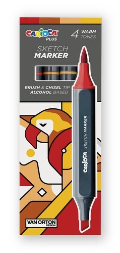 [45246/03] ROTUL.CARIOCA PLUS DOBLE P.COL.ROJOS C/4