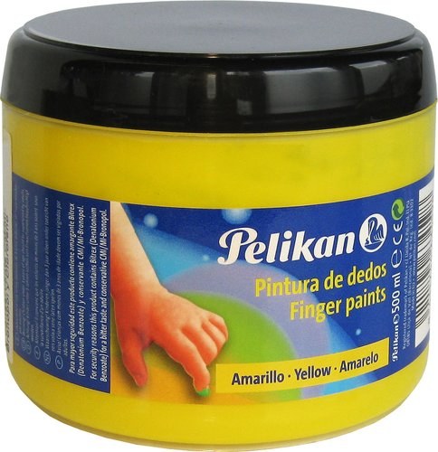 [63459/24004992] PINTURA DEDOS PELIKAN 500 ml AMARILLO