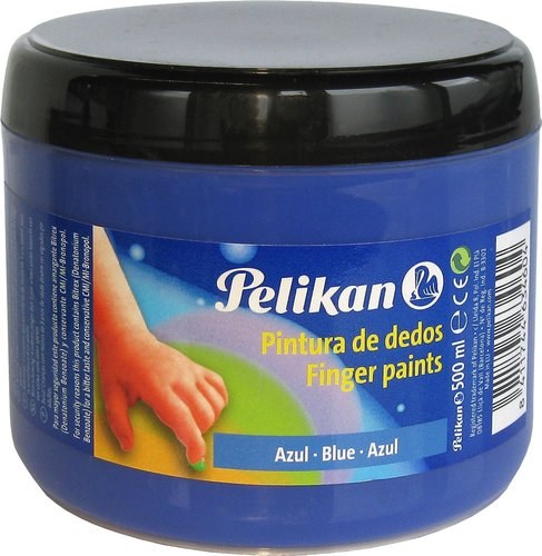 [63460/24005005] PINTURA DEDOS PELIKAN 500 ml AZUL CELEST