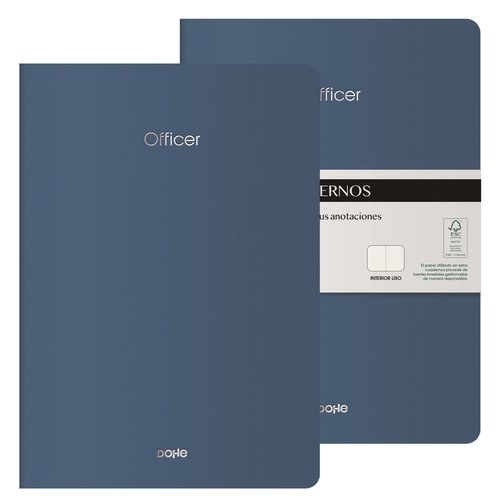 CUADERNO DOHE OFFICER A4 AZUL N
