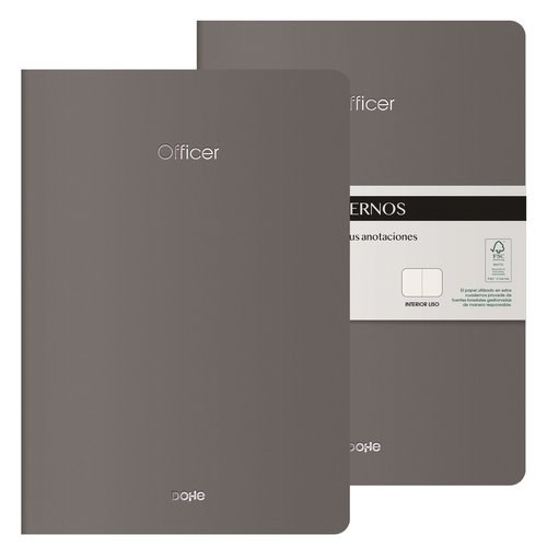 [11042] CUADERNO DOHE OFFICER A4 GRIS