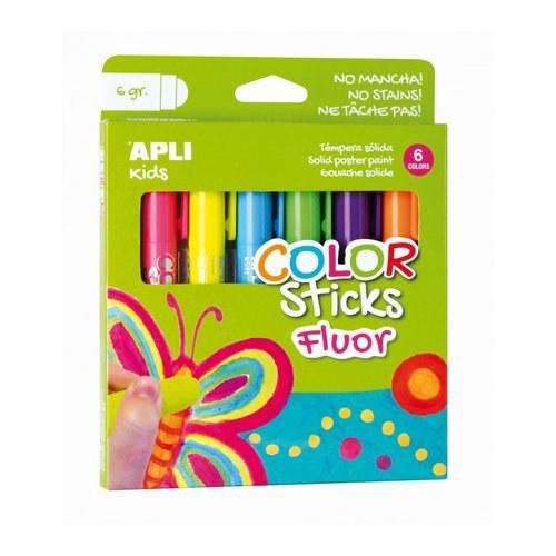 [14404] TEMPERA APLI STICKS FLUOR 6g E/6
