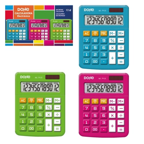 [79122] CALCULADORA MESA DOHE 12 DIG. EXP.12