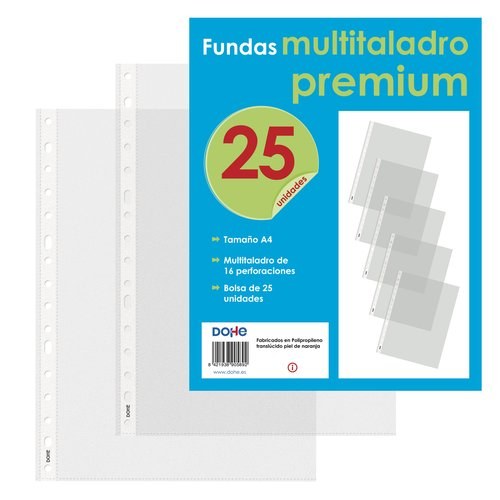 [90589] FUNDA MULT.DOHE PP A4 16 TL. P/25