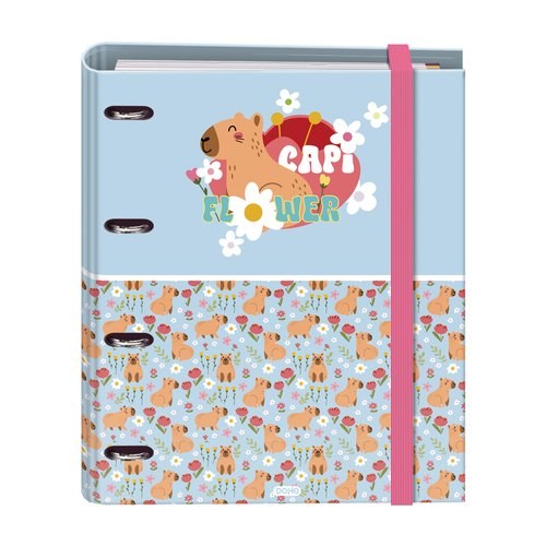 [52146] CARPEBLOC DOHE CAPI FLOWER A4 POLY AZUL