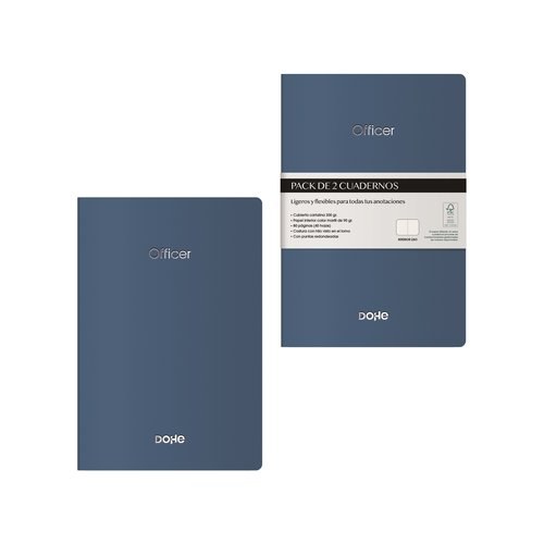 [11048] CUADERNO DOHE OFFICER A6 AZUL