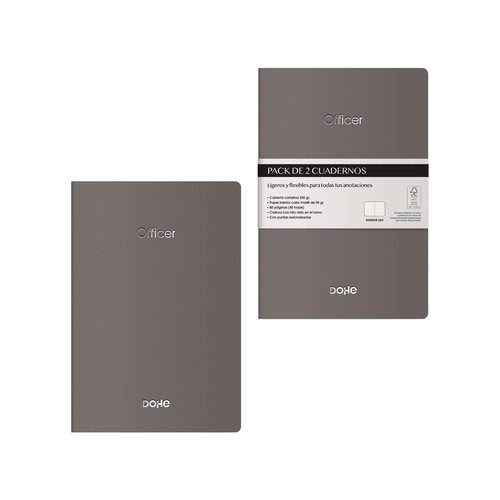 [11050] CUADERNO DOHE OFFICER A6 GRIS