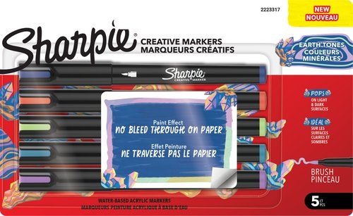 ROTUL.SHARPIE CREAT. P.PINCEL C.TIE. BL.
