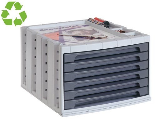 MODULO CAJONES A. 2000  6 GRAFITO