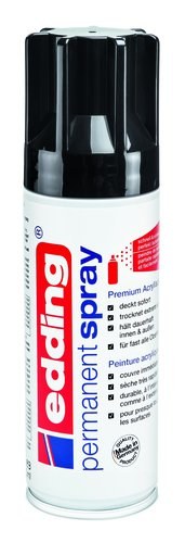 PINTURA ACRIL.EDDING 200 ml NEGRO INTENS