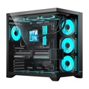H3 PRO Midi Tower Negro, Transparente