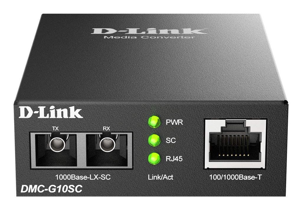 DMC-G10SC/E convertidor de medio 1000 Mbit/s Monomodo
