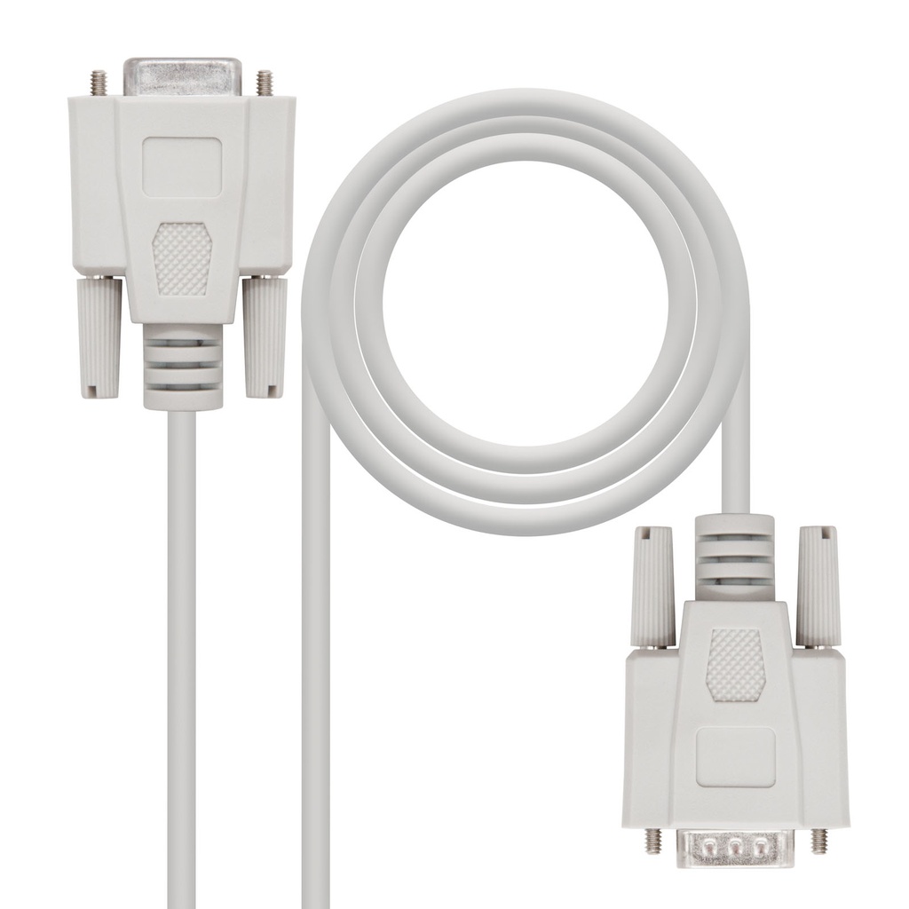 CABLE SERIE RS232 DB9/M-DB9/H 1.8 M