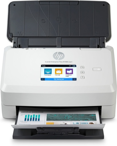 [6FW10A#B19] Scanjet Enterprise Flow N7000 Escáner alimentado con hojas 600 x 600 DPI A4 Blanco