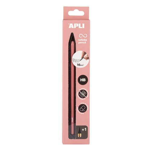 [19803] LAPIZ INFINITO HB CUERPO COLOR ROSA APLI 19803