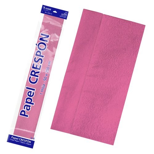 [30307] BOLSA 1H PAPEL CREPE DOHE 50X250CM ROSA