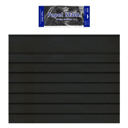 [30319] BOLSA 25H PAPEL SEDA DOHE 50X70CM NEGRO