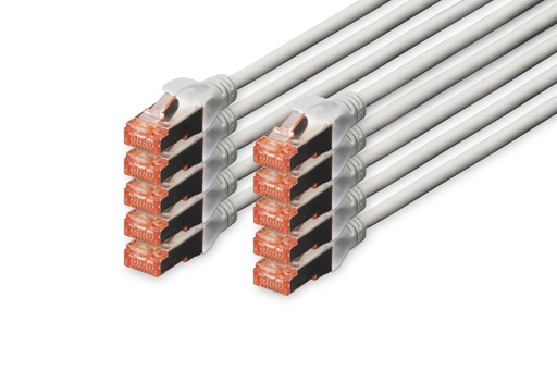 [DK-1644-020-10] Cable de conexión CAT 6 S/FTP, 10 unidades