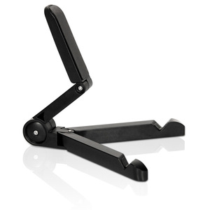 [001237] Portable Fold-up Stand Soporte pasivo Teléfono móvil/smartphone, Tablet/UMPC Negro