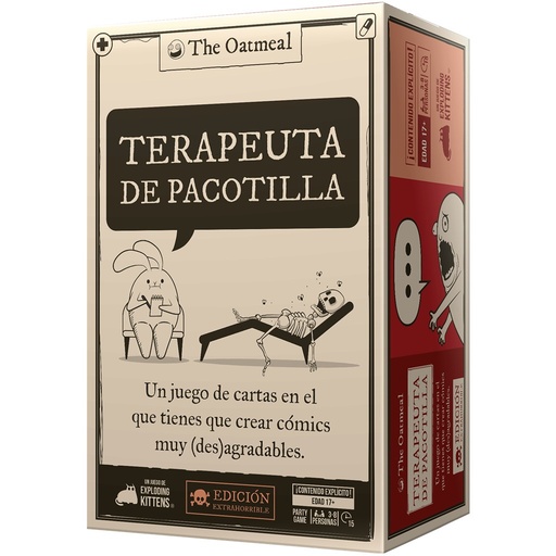 [EKIHT01ES] Exploding Kittens EKIHT01ES juego de tablero Terapeuta de pacotilla 15 min Juego De Cartas Partido