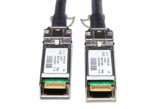 [SFP-H10GB-CU5M=] 10GBASE-CU SFP+ Cable 5 Meter Cable de fibra óptica e InfiniBand 5 m SFP+ Negro