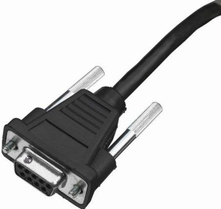 RS232-DB9F 2.9m cable de serie Negro 2,9 m RD-232 DB9