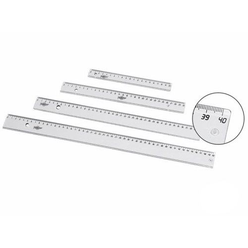 REGLAS PLASTICO FAIBO 60cm - Pack de 20 unidades